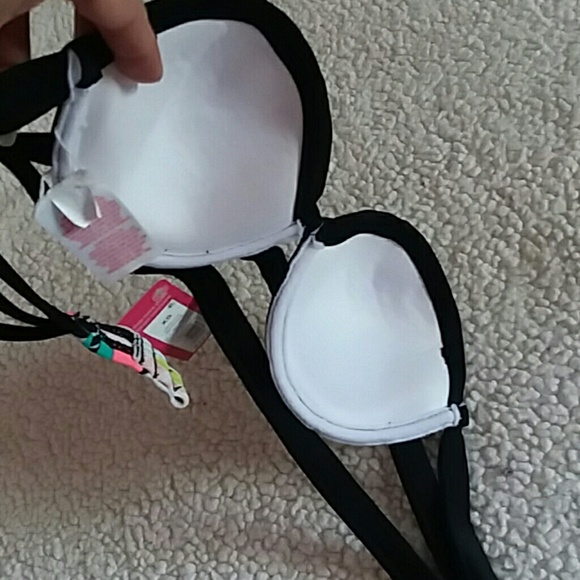 Floral Cut Out Strapless Bikini Top XS - Picture 2 of 5